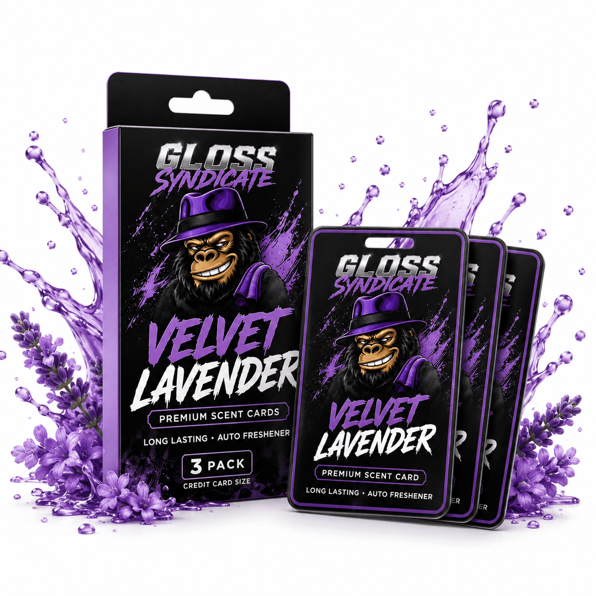Car Parfum Scent Cards 3er Set