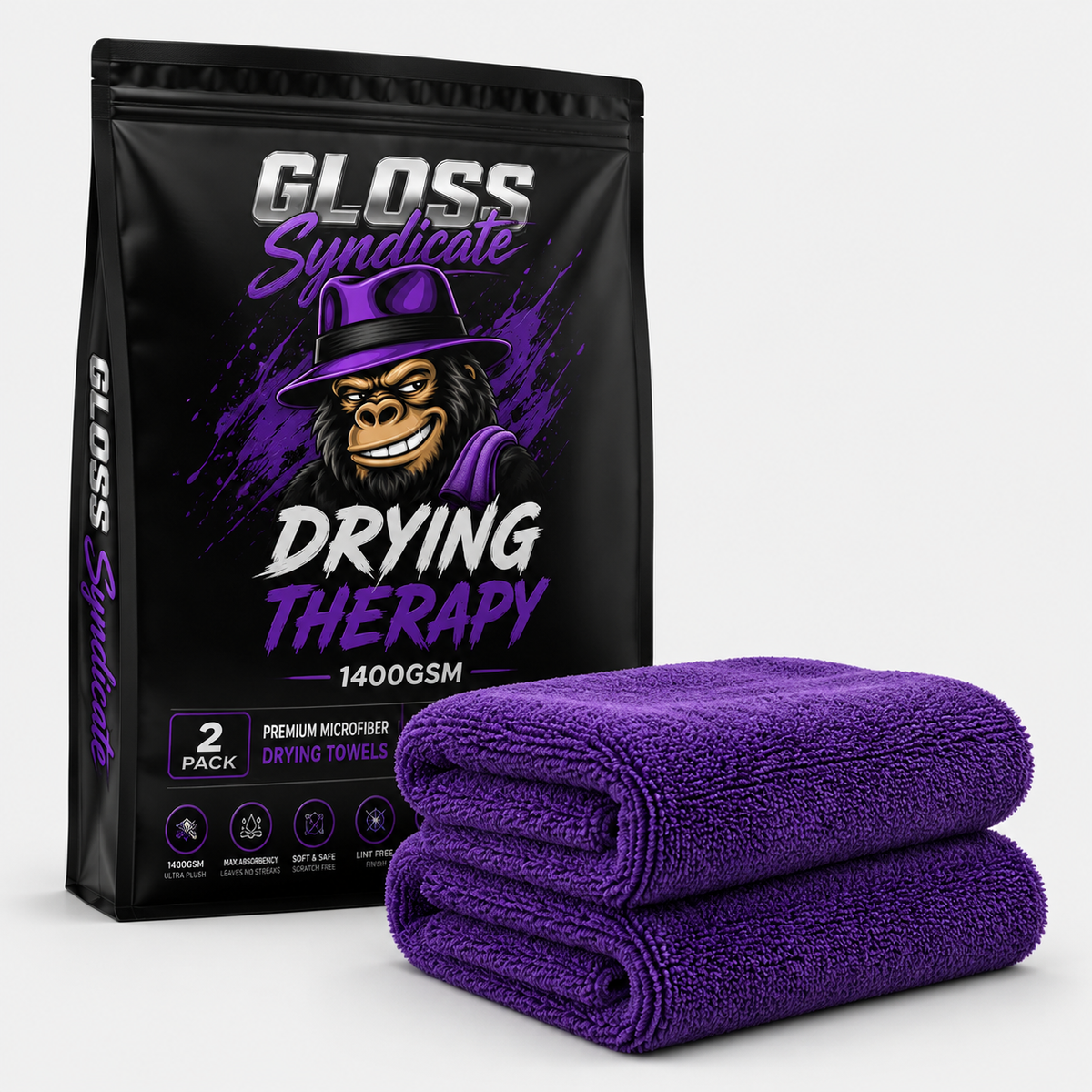 Drying Therapy 1400GSM – Mikrofaser Trockentuch 80x50cm