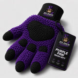 Purple Paw Wash Mitt - Premium Waschhandschuh
