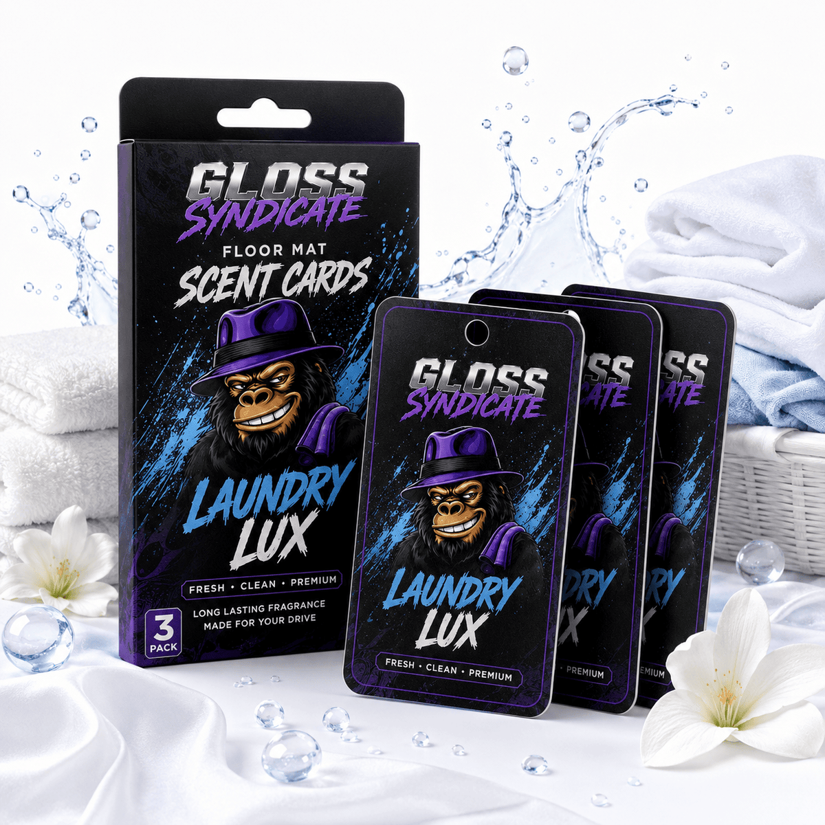 Car Parfum Scent Cards 3er Set