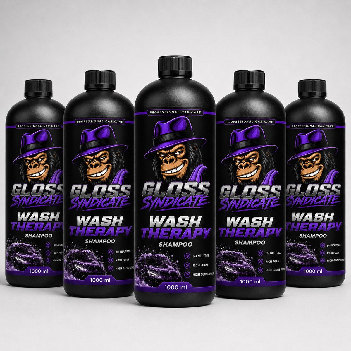 Wash Therapy Pure - Shampoo 500ml, 1000ml