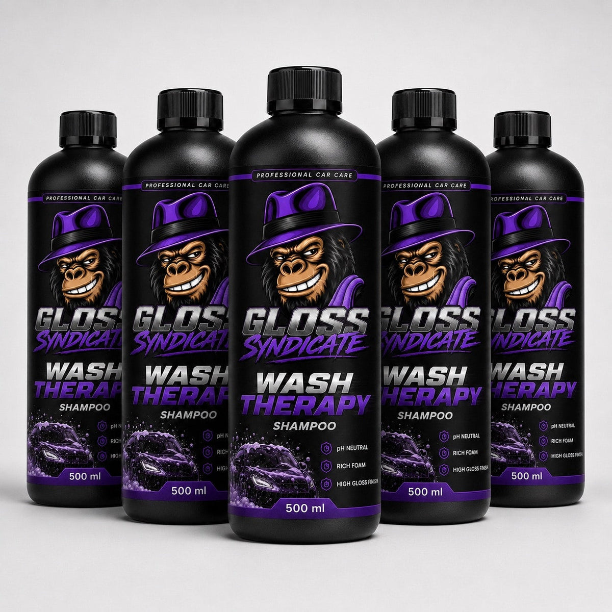 Wash Therapy Pure - Shampoo 500ml, 1000ml