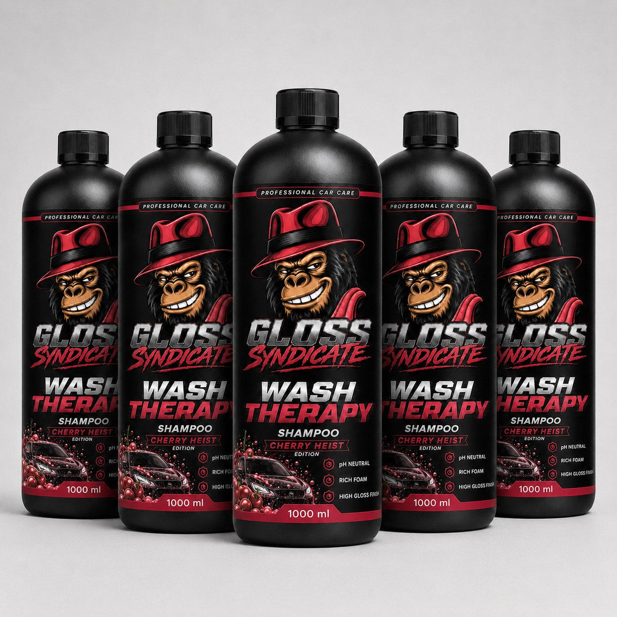 Wash Therapy Cherry Heist - Cherry Heist Shampoo 500ml, 1000ml